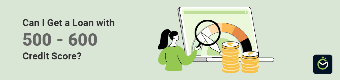 Credit score meter illustration