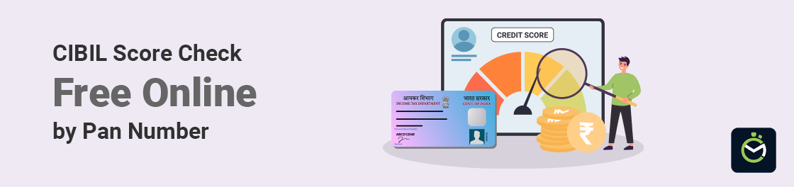Credit score meter illustration