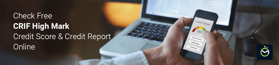 Credit score meter illustration